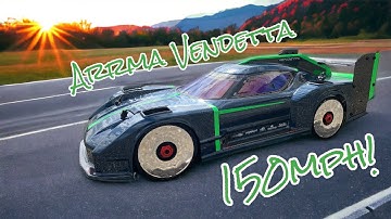 Arrma Vendetta RC Speed Run - 150mph!!