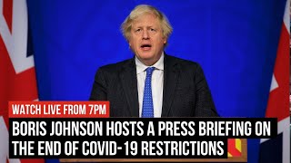 Boris Johnson hosts a press briefing live from Downing Street | Watch live