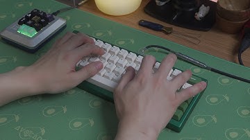 Finder Works Hyphen Prototype with lubed H1s Typing Sounds