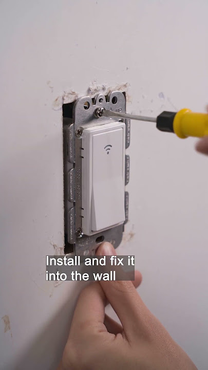 WiFi smart light switch, a perfect solution to transform traditional switch to a smart one.