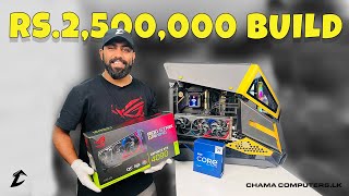 2.5 MILLION CUSTOM GOLD PC BUILD - i9 13900K RTX 4090