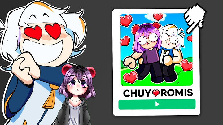JUGAMOS LOS JUEGOS del AMOR DE CHUYMINE Y ROMISGOMIS en ROBLOX 😮😳