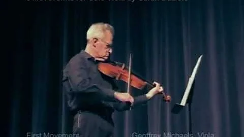 Three Movements for Solo Viola by Sarah DuBois