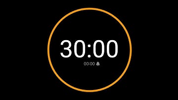 30 Minute Countdown Timer with Alarm / iPhone Timer Style