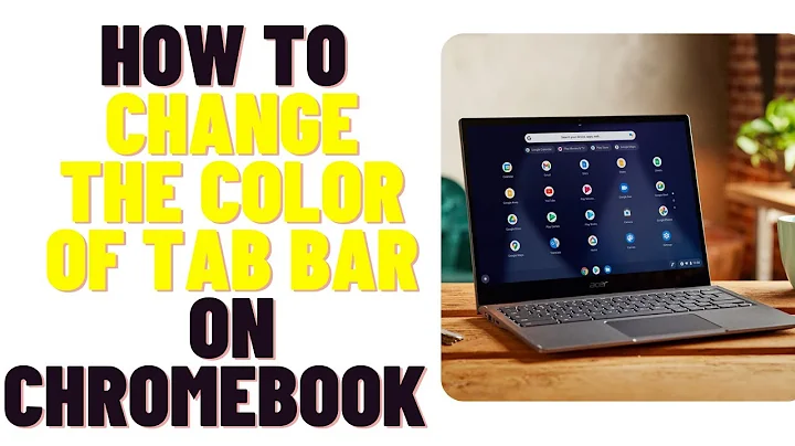 how to change the color of your tab bar on chromebook
