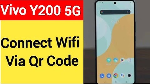 How to connect WiFi via QR code Vivo Y200 5G, Bina password ke Wi Fi connect kaise karen