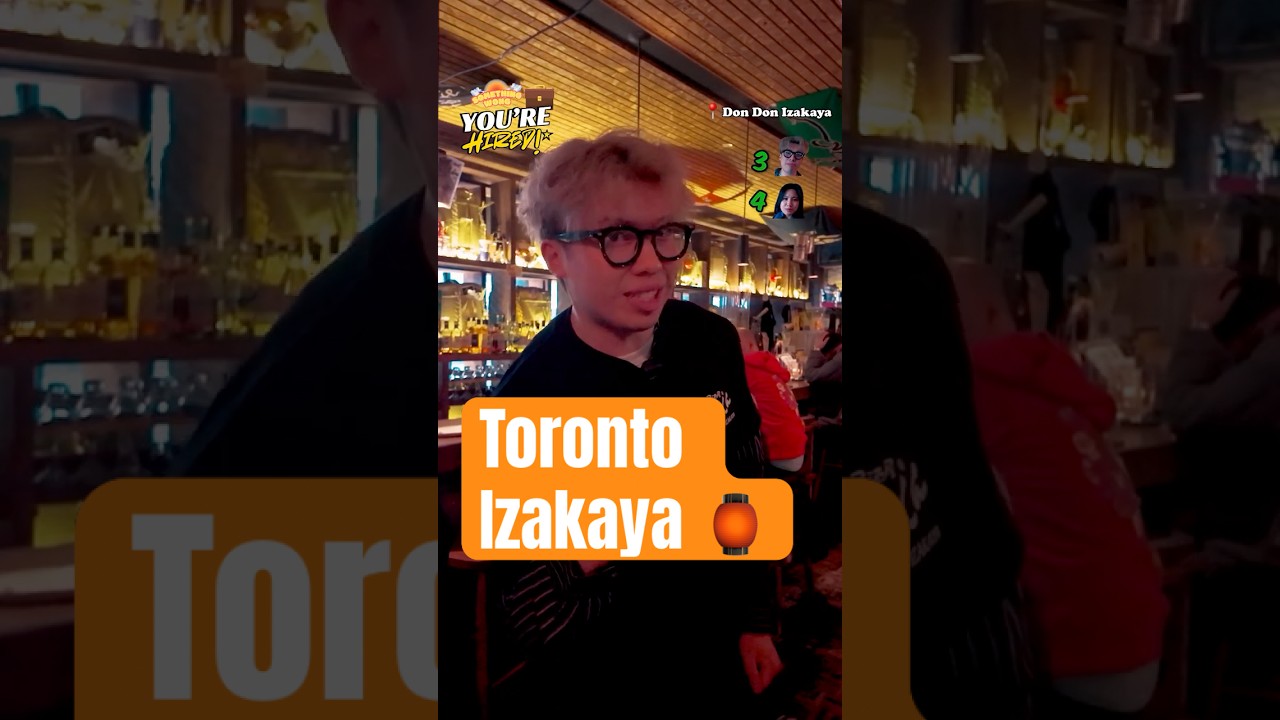 YOU’RE HIRED! EP1 - DON DON IZAKAYA 🏮#somethingwongshow #fyp #toronto #yourehired #funny