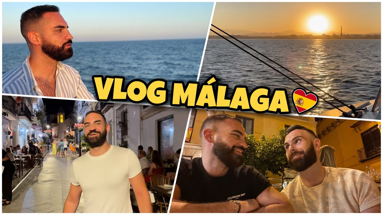 ASMR VLOG : Je t'emmène avec moi en vacances à Málaga 🇪🇸  (voix off Tascam)