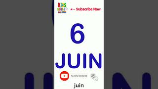 French Months Of The Year For Kids