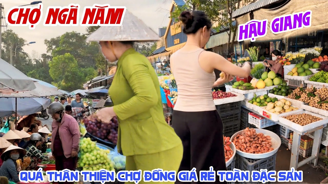 Quá Thân Thiện CHỢ NGÃ NĂM SÓC TRĂNG MÙA NƯỚC Đặc Sản Tràn Lan - CHỢ ĐỒ ĐỒNG GIÁ RẺ HẾT HỒN | KPVL