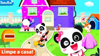 Babybus: Vida do Bebe Panda Faxina | Jogo Android |  Bebê Panda em Português screenshot 1