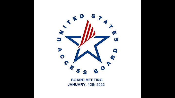 Access Board Meeting - January 12th 2022
