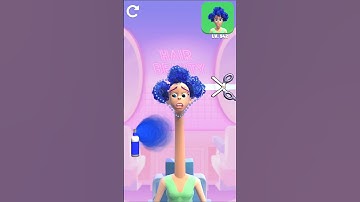 The Marge Colourfully Girl Hair Cuts Stylist Beauty Dancing 3D Game #gaming #shorts