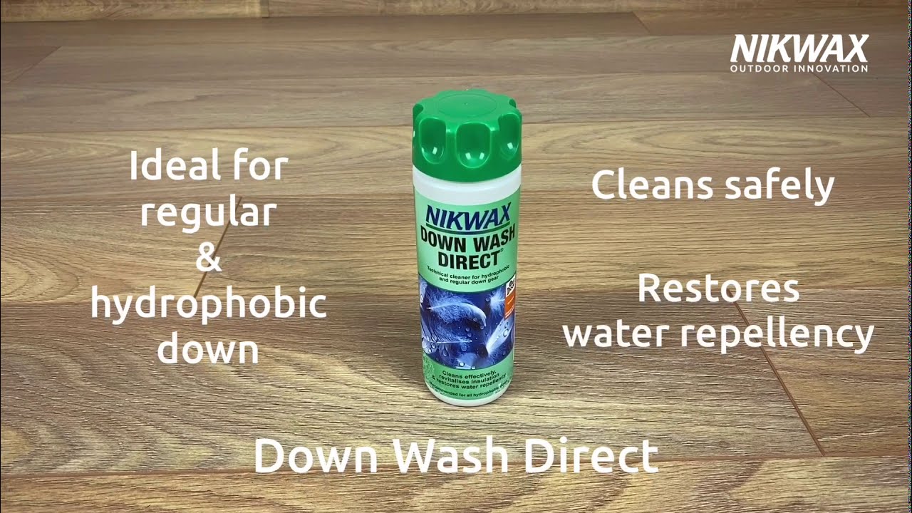 how to wash down jacket nikwax
