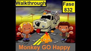 Wakthrough Monkey GO Happy Fase 832: DUMB AND DUMBER THEME