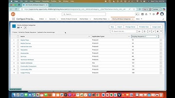Attribute Category in Vlocity CPQ