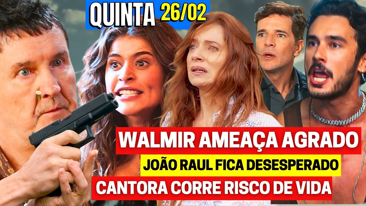 CORAÇÃO ACELERADO Capítulo de hoje QUINTA 26/02 Resumo Completo Nova Novela das 7 assistir ao vivo