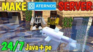ফ্রিতে Minecraft Server বানাও 😱 | Aternos 24/7 Server | Java + PE | Bangla Tutorial | Cool dream95