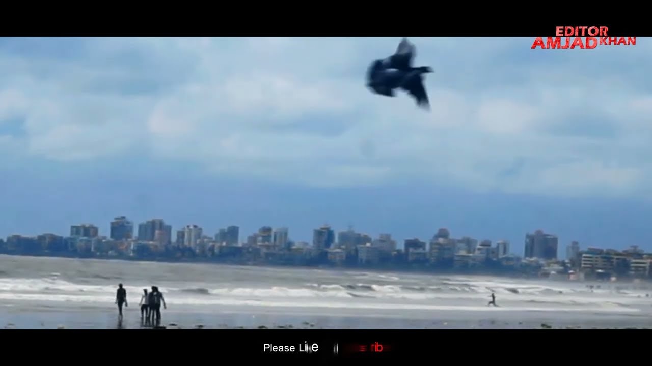 Juhu Chowpatty - Mumbai | Juhu Chaupati Beach Footage | Maharashtra | INDIA | Editor Amjad Khan