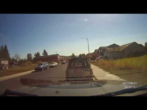 Getting Dark (2017 Solar Eclipse from Dashcam in Oregon) (Timelapse)
