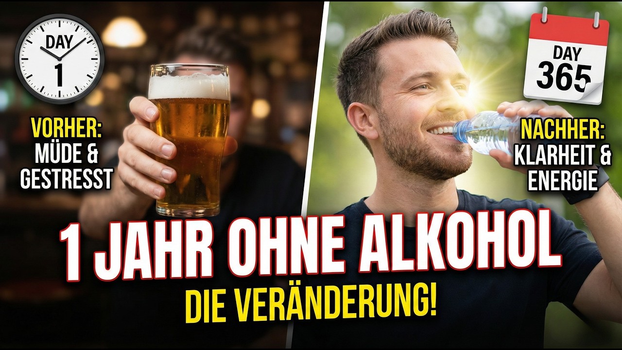1 JAHR OHNE ALKOHOL: Die Veränderungen, über die niemand spricht!