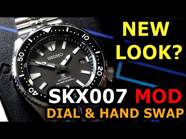 How to mod your SKX DIAL and HANDS. [SKX007 Mod] - YouTube