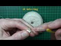 Irish crochet lace tutorial 1  intro rings  buttonies