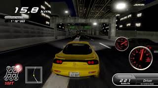 Wangan Midnight in Unity | Mazda RX7 vs Nissan R32 GTR on C1