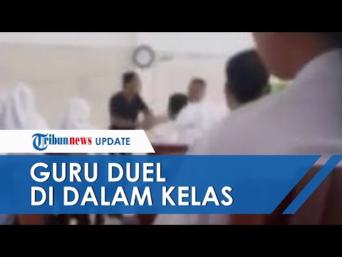 Viral Guru Adu Jotos di Depan Murid-muridnya, Kepala Sekolah Jatuhkan Skors