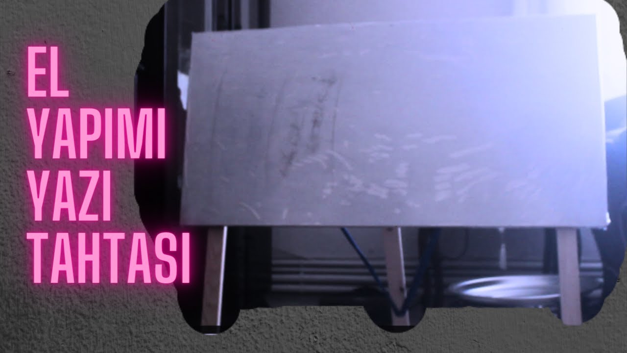 YAZI TAHTASI NASIL YAPILIR? Bebelere Yazı Tahtası. Ana Sınıfı Seviyesi.