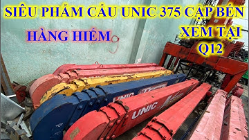 Cẩu Unic qua sử dụng ✅ Unic V370 5 khúc✅ Giao hàng toàn quốc - Hỗ trợ lắp đặt