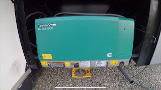 Onan Cummins RV QG 5500 maintenance