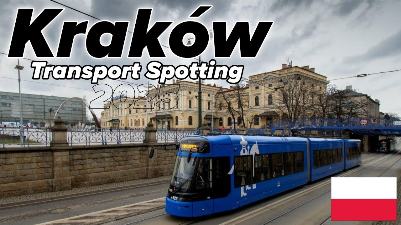 WHAT TO RIDE IN KRAKÓW⁉️👀 TRAIN TRAM & BUS SPOTTING | TRAVEL 