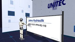 Jahns Hydraulik ARH2-15-D1-PPH-R2-110 - Pump 0.25Kw, 1400U/min, 230/400V, 50Hz, IP55,... - UNITEC-D