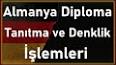 Almanya'da Yüksek Lisans veya Doktora Denkliği Nasıl Alınır? ile ilgili video