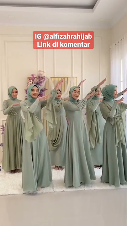 rekomendasi gamis dress kondangan | shopee haul | ootd hijab style remaja