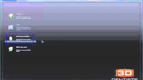 DICOM Export and Zip SiDEXIS 4