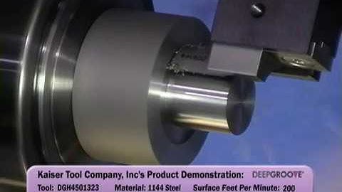 THINBIT® Face Grooving External Product Demonstration