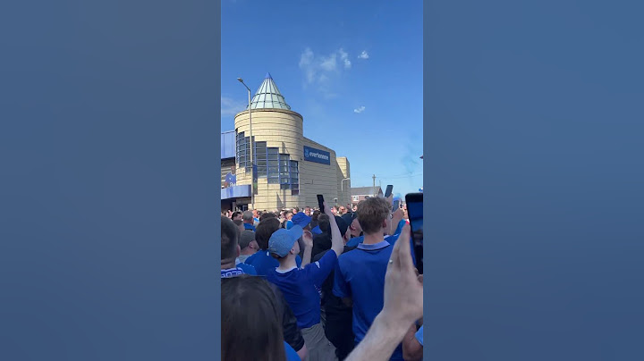 Goodison Park went CRAZY for the final Everton match