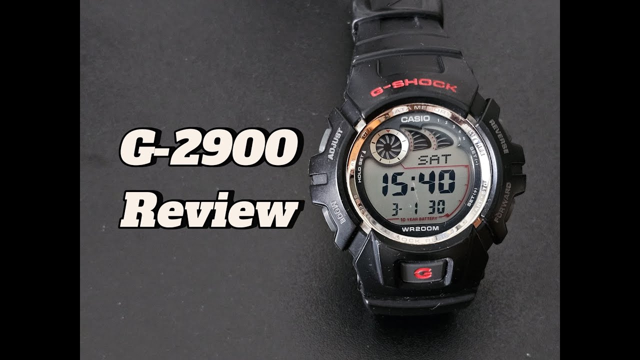 Vintage G-Shock G-2900 Review - YouTube