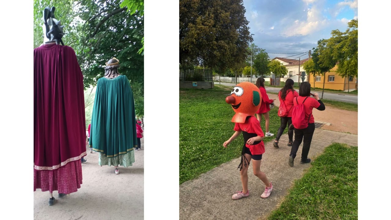 La colla gegantera i grallera de Manlleu participa a la XVII trobada de 12 hores de Glosa a Manlleu