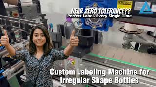 Custom Labeling Machine for Irregular Shape Bottle