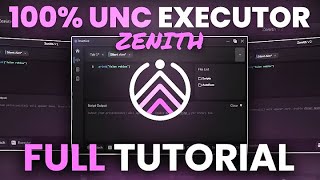 How To Exploit Safely On Roblox 2025 Zenith Executor 100 Unc Sunc ...