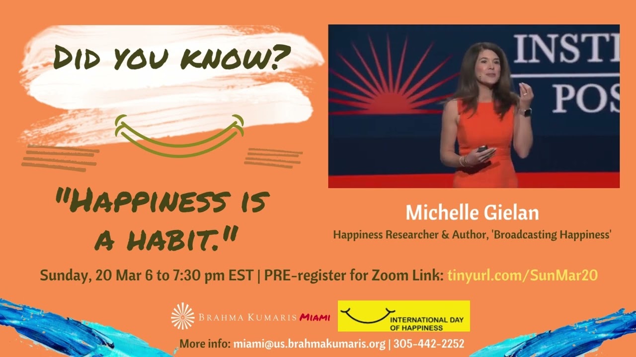 Teaser 3 : 'Happiness is a Habit' with Michelle Gielan