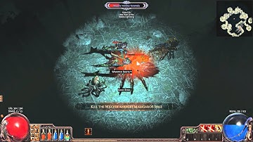 Path of Exile Race - 2 Hour Solo (S05S149) (RIP!) *Death Clip*