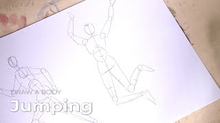 How to Draw: a Person Jumping