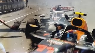 Sergio Pérez Crash Video at Monaco GP 2024 - Sergio Pérez Monaco Grand Prix Crash