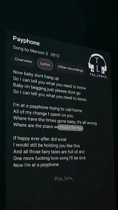 Subscribe, Lirik Lagu payphone, #musik #liriklagu #vidio #viral #shots #liri@Komangalim10