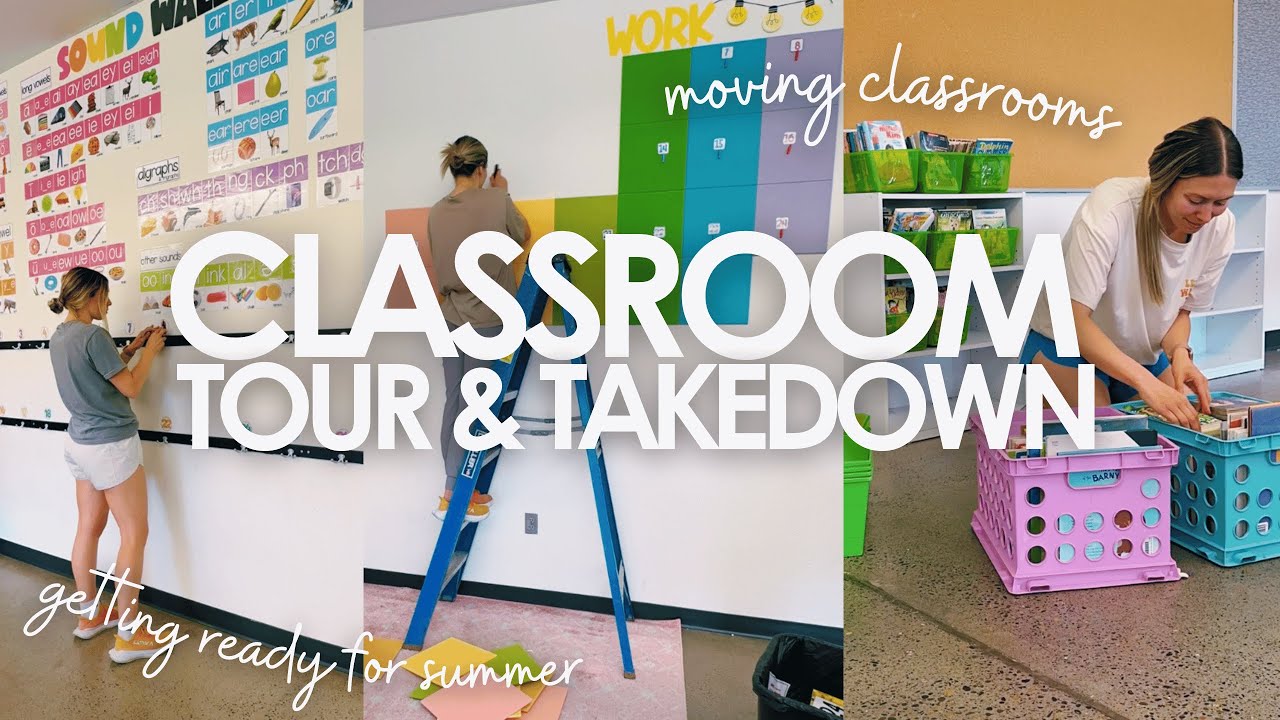 Экскурсия по классу и демонтаж | переезд классов и подготовка к лету