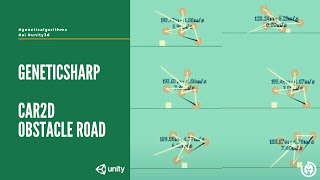 GeneticSharp: Car2D - Obstacle road
